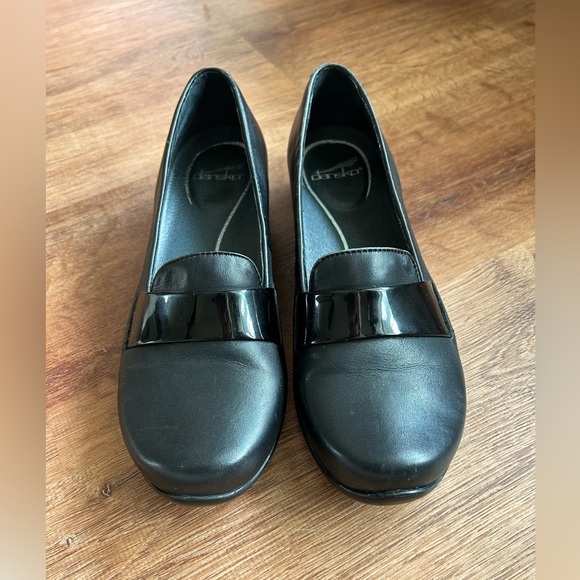 Dansko Shoes - Dansko Oksana Nappa Black Leather slip on loafer size EUR 41 US 8.5